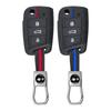 Silicone Car Key Case Cover For Volkswagen Vw Golf 7 Mk7 Tiguan Mk2 For Skoda Octavia 3 A7 Kodiaq - Seat