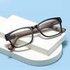 New Retro Women Reading Glasses Full Frame Imitation Wood Grain FashionTrendy Design Ultra Light Eyeglasses