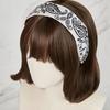 MAIA Paisley Hairband - Plain Black