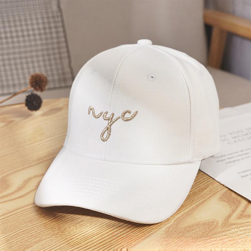 Hut Damen neuer Sonnenschutz Sommer Bonbonfarbe Baseballkappe Buchstabenstickerei Kappe Paar Sonnenschirm Herrenhut