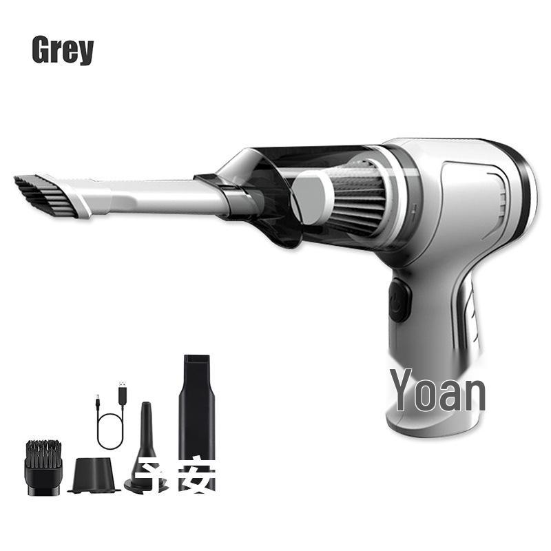 Super výkonný bezdrátový ruční vysavač do auta s dvojitým foukáním a sáním