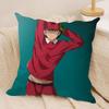 Anime CCaptain Tsubasa Cushion Cover Soft Plush Fabric DoubleSided Printed Sofa Cushion Cover for All Seasons Home Decor Gift