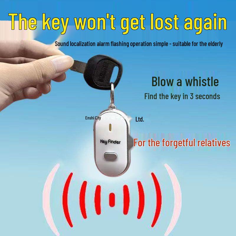 Schlüsselbund-Alarm: Intelligenter sprachgesteuerter Pfeifen-Locator für verlorene Schlüssel
