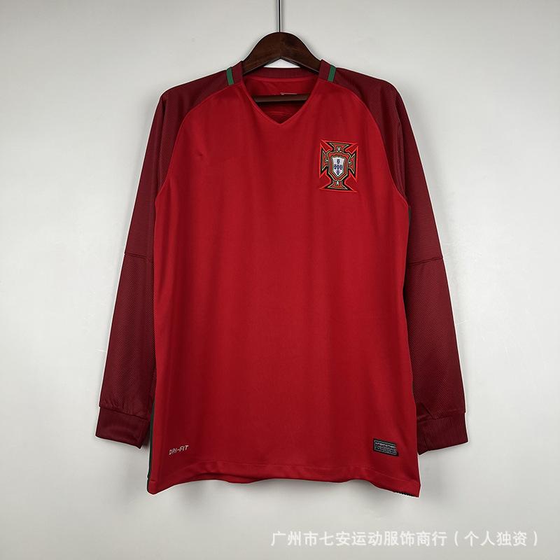 Football Jersey Classic Retro Long-sleeved England Portugal Inter Milan France Jersey Wholesale Support One Piece of Hair