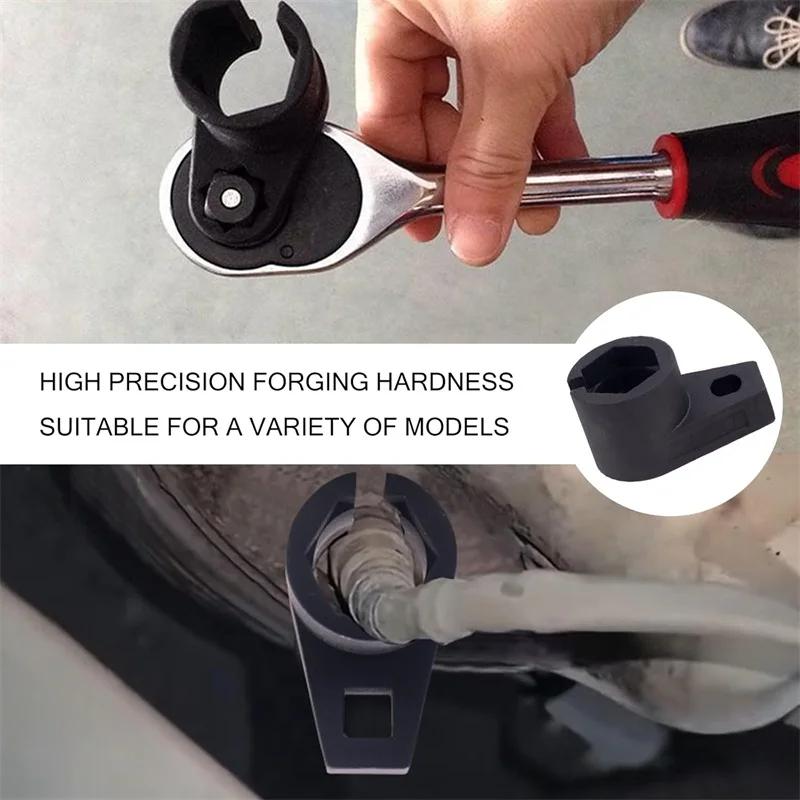 1/2" 3/8" 22MM Lambda Offset Oxygen Sensor Socket Wrench O2 Tool Kit Set Adapter Engine Wrench