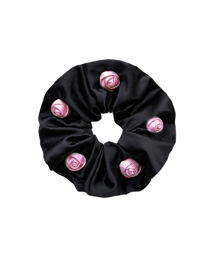 Dnini Rosy Hair Scrunchie(Pink)