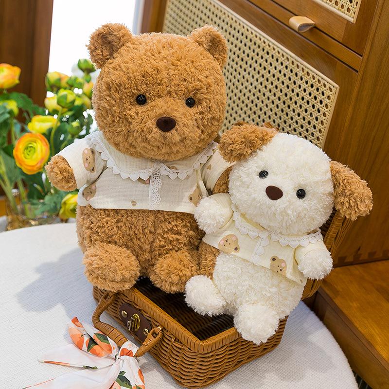 Pajamas Soothing Good Night Series Plush Toys Children's Sleeping Rabbit Bear Pillow Claw Machine Activity