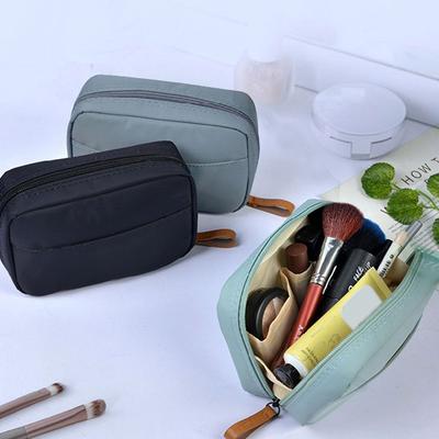 Nylon Multifunction Women Cosmetic Bag Travel Toiletry Storage Organize Handbag Female Portable Makeup Case Simple Beauty Bags