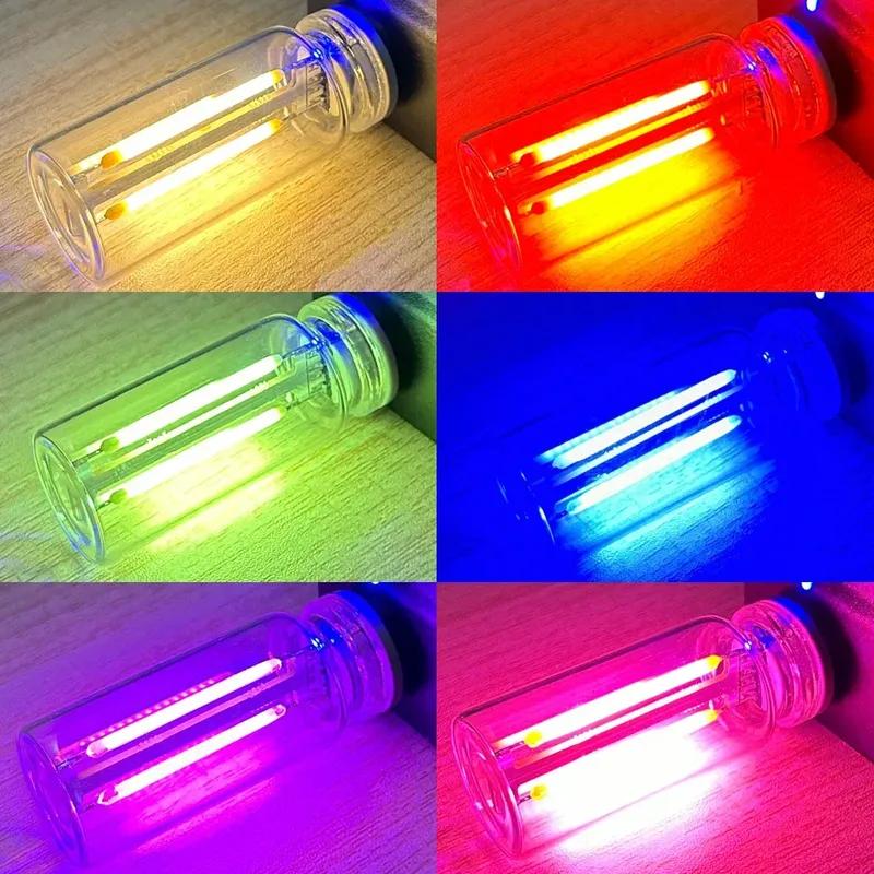 Car Interior USB Night Light Touch Dimming Lighting Atmosphere Lamp LED Incandescent Filament Light Bulb for Party Room Car