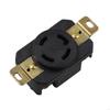 2Pcs 30R Locking Power Connector 480 30Amp Strong Generator Port for Heavy Duty Generator Applications M4YD