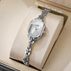 Minimalist Women Quartz Watch Rhinestone Small Dial Watch Thin Bracelet Watch  Versatile Wear