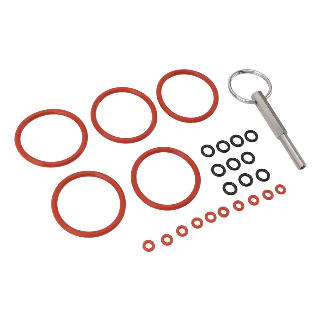 25PCS Kaffeemaschine Dichtungssatz Silikon O Loop Ersatz mit Reparaturwerkzeug für Kaffee Mac