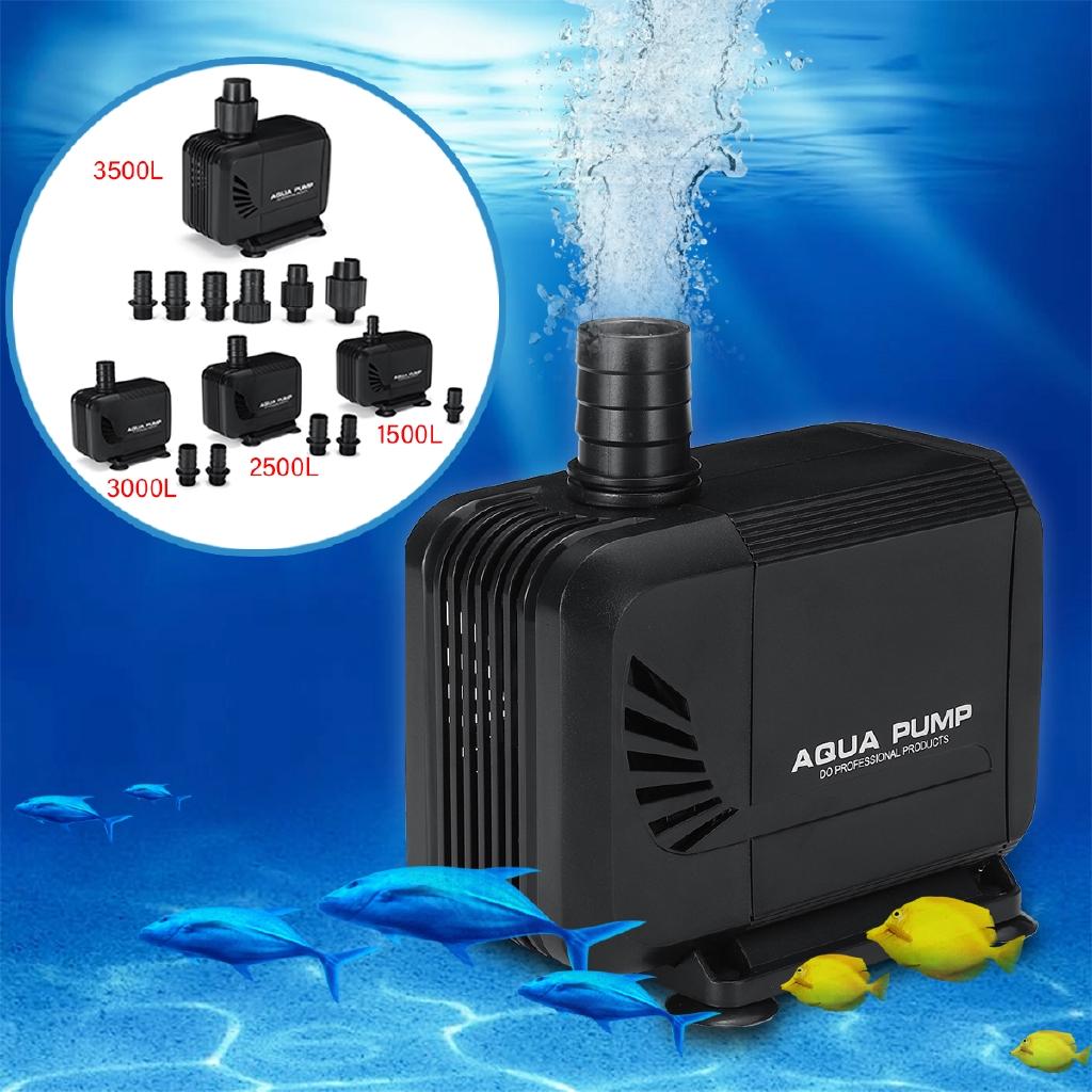 15/35/40/45W Submersible Fish Water Pump Ultra Quiet Pond Aquarium Tank Pool Waterfall Fountain Water Pump AC220V-240V