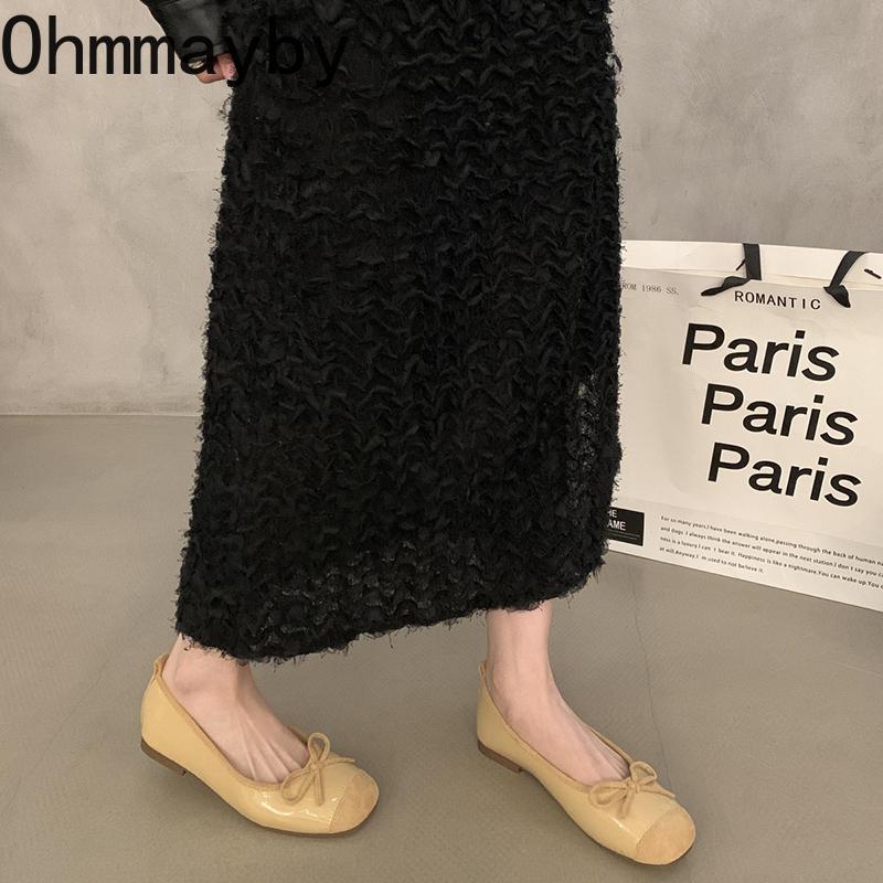 Spring Autumn Butterfly-knot Women Mary Jane Shoes Fashion Shallow Slip On Shoes Concise Soft Sole Flats Shoes