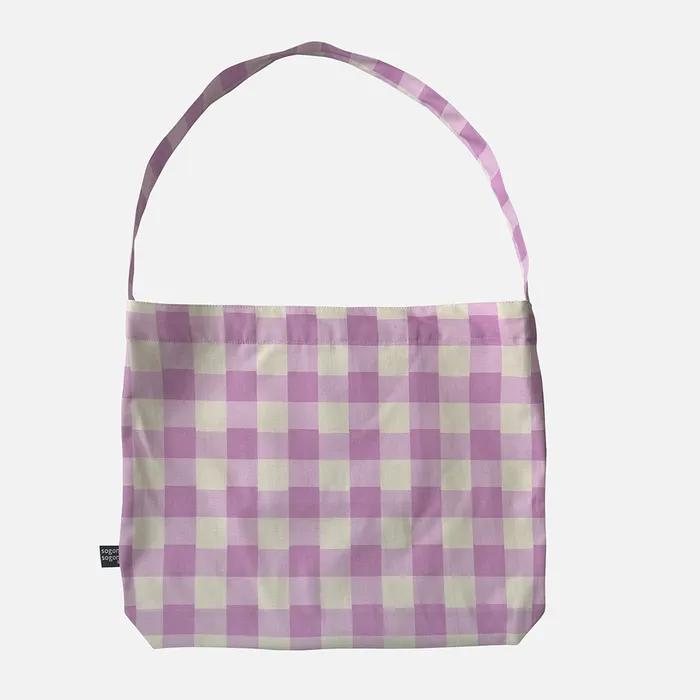 Pink Check Bag