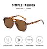 3PCs Big Square Frame Sunglasses for Men and Women Lightweight Frame Double Bridge Black Yellow Sun Glasses with UV Protection