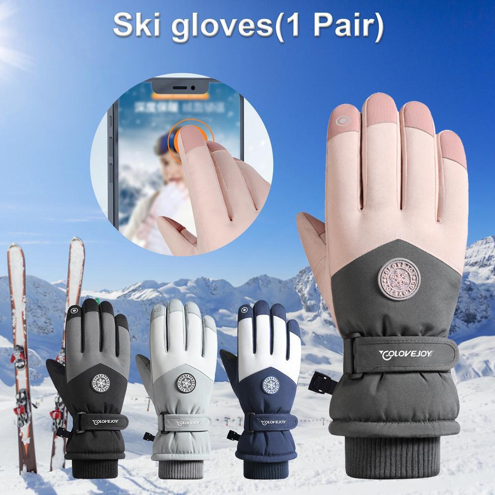 PRO Skihandschoenen Met Polsbescherming, Waterdichte Thermische