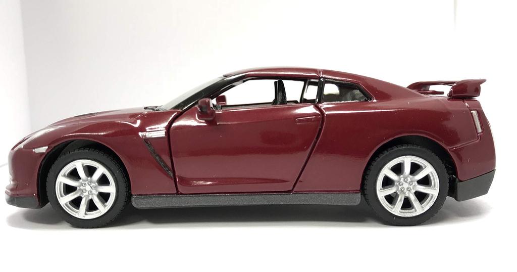 KiNSMART 2009 Nissan R35 Pullback Minicar Red 1/36 GT-R