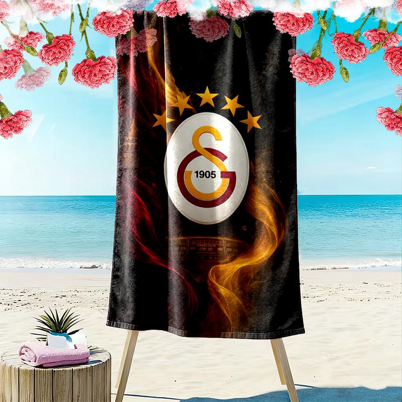 1pz Asciugamano da Spiaggia Galatasaray SK Regalo di Compleanno Ideale per la Famiglia, Un Asciugamano da Spiaggia Vivace Adatto per Attività all'Aperto