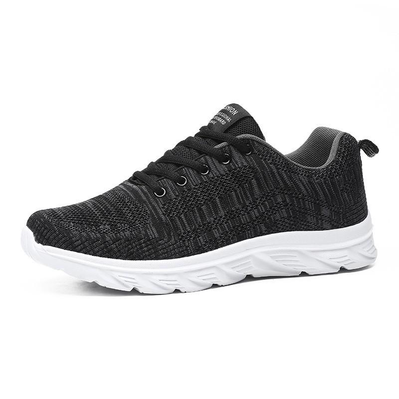 Spring men's casual sports shoes men's shoes air cushion flywoven mesh fashion trend shoes
