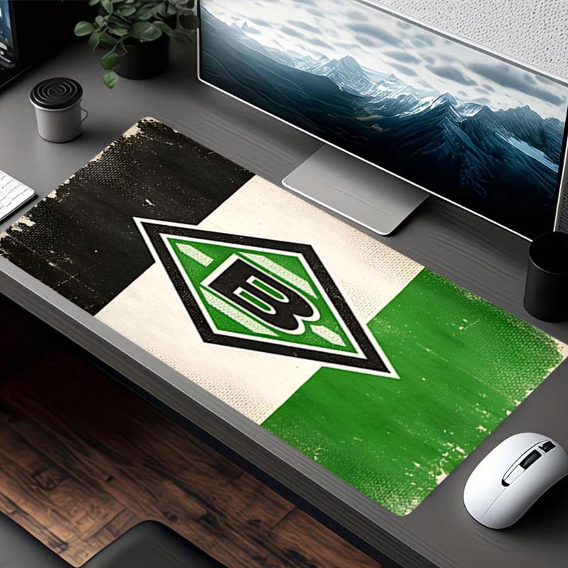 Borussia Mönchengladbach Print Mauspads, für Tastaturablage Laptop PC Matte für Büro Heimgebrauch, Schreibtischdekoration, Perfektes Geburtstagsgeschenk für Gamer