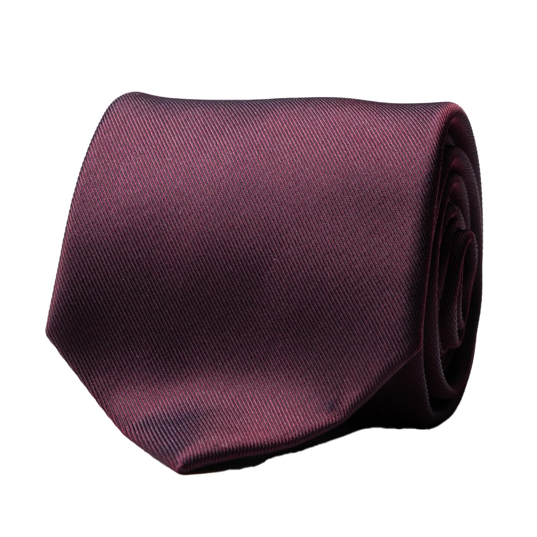 [Robert Fraser] Robert Fraser Tie, Brand Silk, Business Formal (Solid Color, Kasumi WeaveWINE)