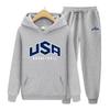 Unisex Oversized Hooded Sweatshirt Pants Set Thick Fleece Lined Casual Streetwear Teens Adults