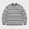 ThIS IS Never That Patroon Gestreept T-shirt met Lange Mouwen Ivoor