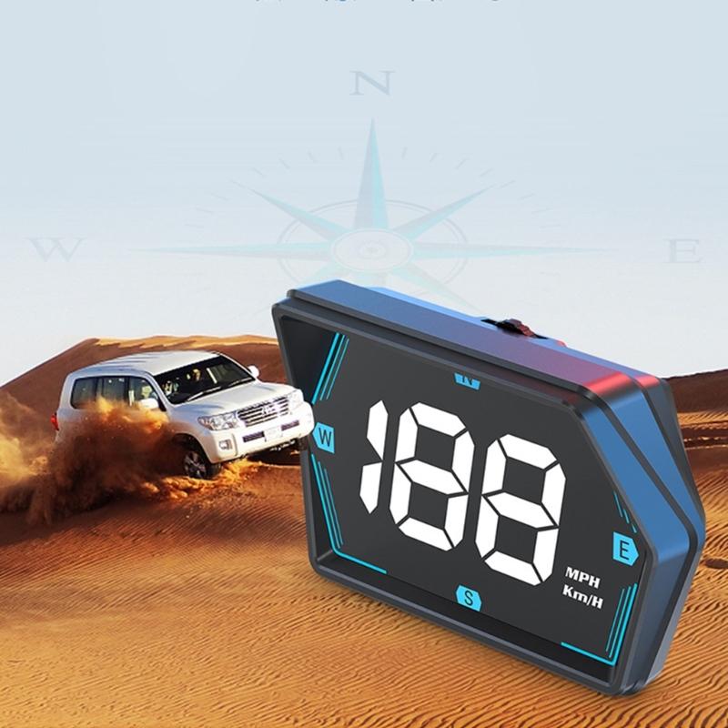 Auto HUD Projektor mit intelligenter Helligkeitsregelung Fahrzubehör für Sicherheit Head-Up-Display Schnelle Installation ABS