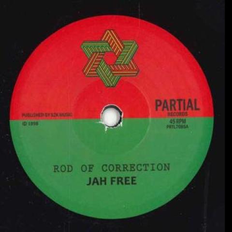 

7inch Record JAH FREE - Rod Of Correction / Dub Of Correcti PRTL7085 Partial UK 1998 UK Reggae, Ska & Dub