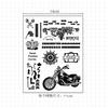Bus Car Plane Transparent Silicone Clear Stamps for Seal DIY Scrapbooking Photo Album Decor Art Motorcycle Bike Ship Traffic