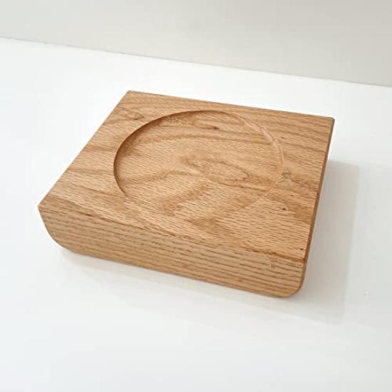 KATOMOKU Cat Feeding Table, 1-Piece, Oak, km-124OA