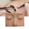 Lash Mannequin Head Removable Silicone Replacement Eyelash Mannequin Head for Training
