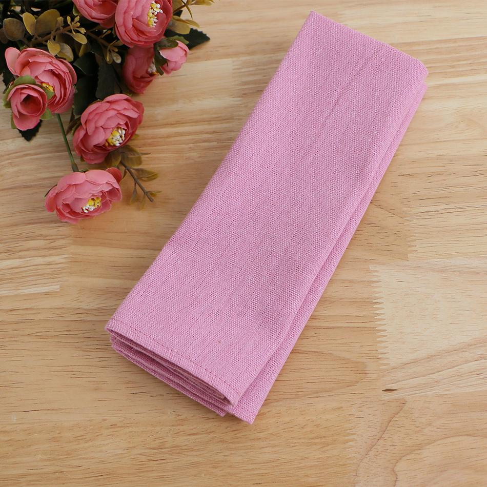 4PCS 40x40cm Colorful Durable Square Cloth Napkin,Reusable Fabric Placemat,for Kitchen Dining Table,Hotel Restaurant Serving