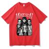 Italian Rock Band Unisexeskin World Tour Tshirt Fashion Gothic Retro Unisex Women Loose Short Sleeve Casual T Shirts Streetwear