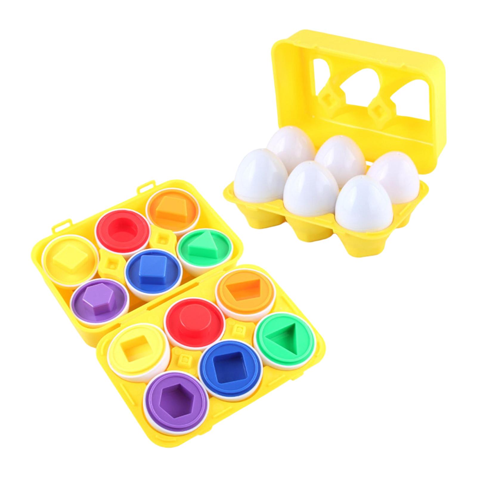 

1Box 6 Easter Eggs Matching Toys For Early Childhood Education And Development.