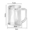 Beverage Cooling Cup Double-layer Ice Cup Large Capacity Cup Easy To Clean