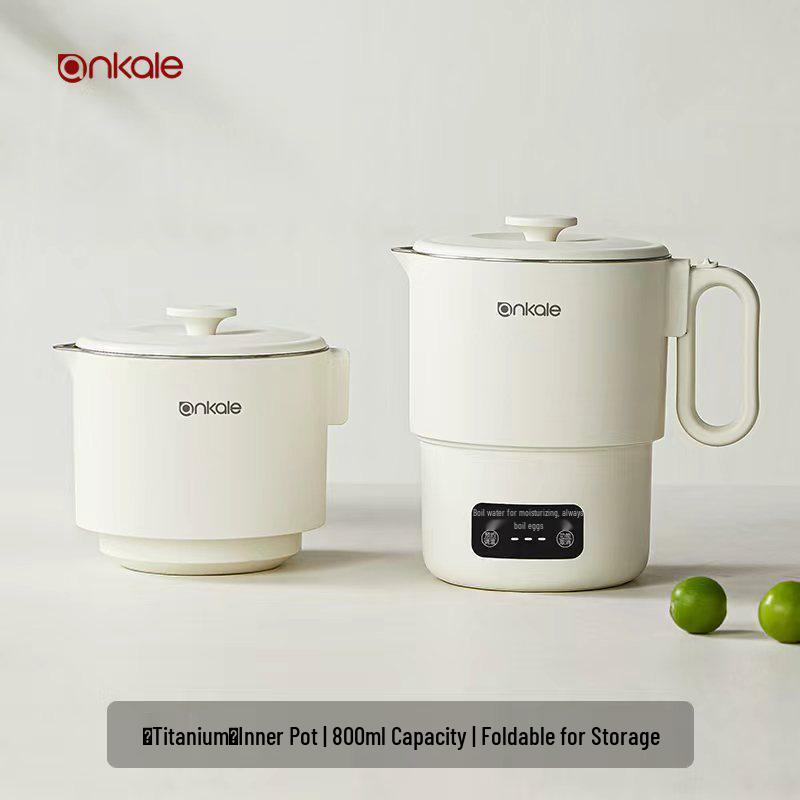 Ankale Foldable Travel Electric Kettle: Portable, Automatic 316 Stainless Steel Water Boiler for Business Trips складной/портативный