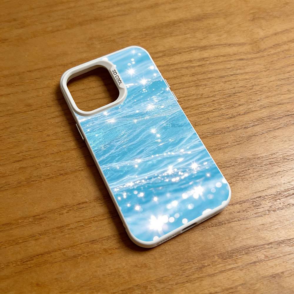 Dreamy Pastel Water Waves Phone Case for iPhone 17 16 Pro Plus X XS Max Air Mini 15 14 Soft Shockproof Cover