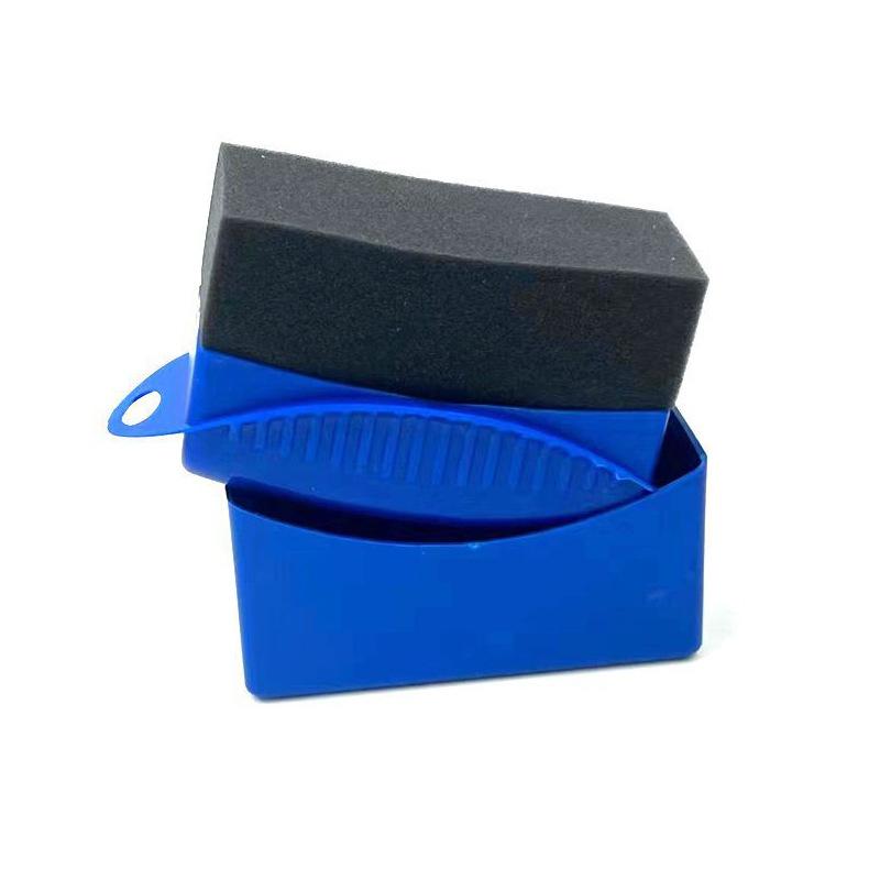 

1 шт. Полировка и очистка автомобильных колес, губчатые щетки для шин с чехлами, профессиональные инструменты для чистки автомобилей, щетки для вощения деталей синий