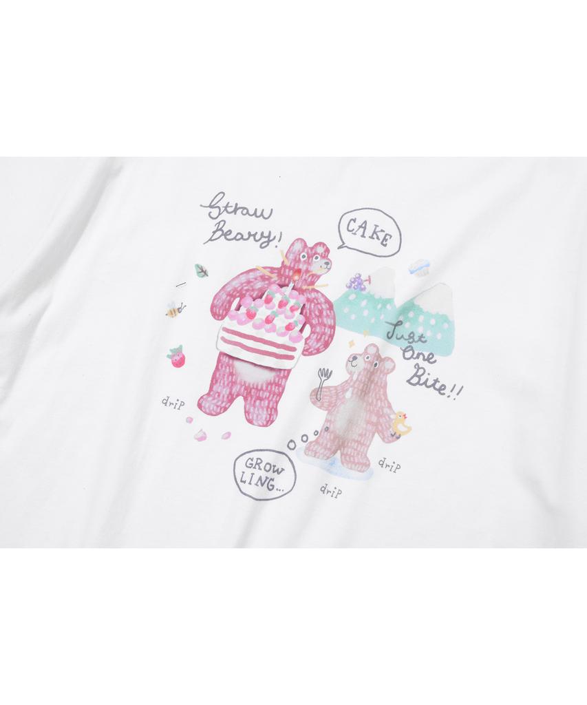 CPGN STUDIO Dtp Cake Bear Short Sleeve T-Shirt White