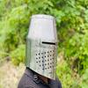 Knight Templar Helmet 13th Century Full Face Steel Helmet  Medieval Crusader Great Helmet  Historical Cosplay & LARP Helmet  Best Gift