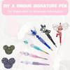 48Pcs Pens Bulk Beadable Focal Beads Pens with Glitter Diamond Pearls Fancy Cute Pens for Women Tween Girls Gifts Trendy Stuff School Supplies for