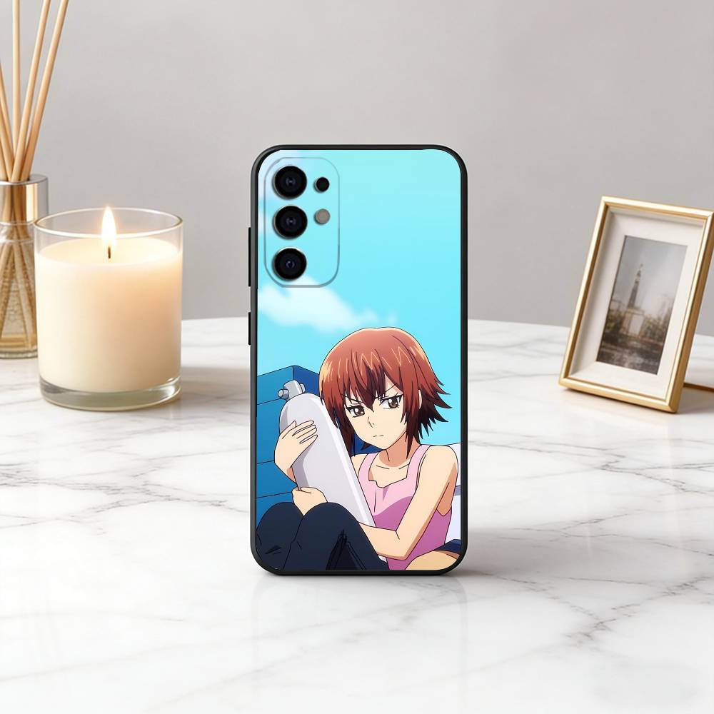 

GrandBlue K-Kotegawa C-Chisa-KC Phone Case For Samsung S25,S24,S21,S22,S23,S30,Ultra,S20,Plus,Fe,Soft Silicone Black Cover Samsung S23plus5G
