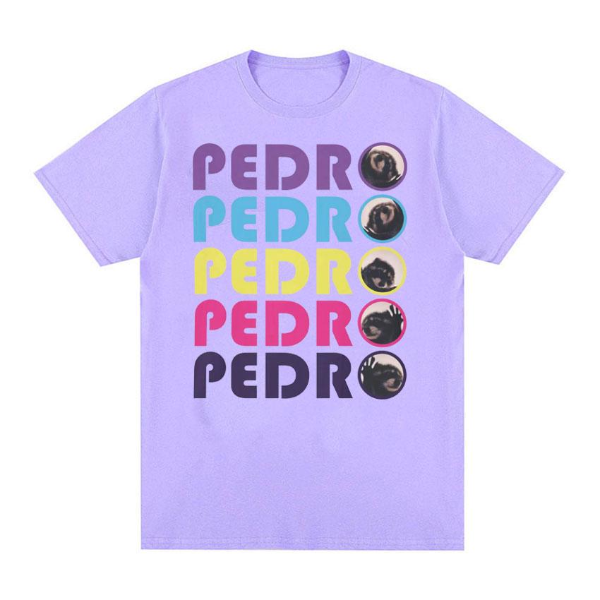 

Pedro Raccoon Funny Meme T Shirt Colorful Vintage Style Graphic Tshirts Men Women s Harajuku Fashion Casual Short Sleeve T-shirt