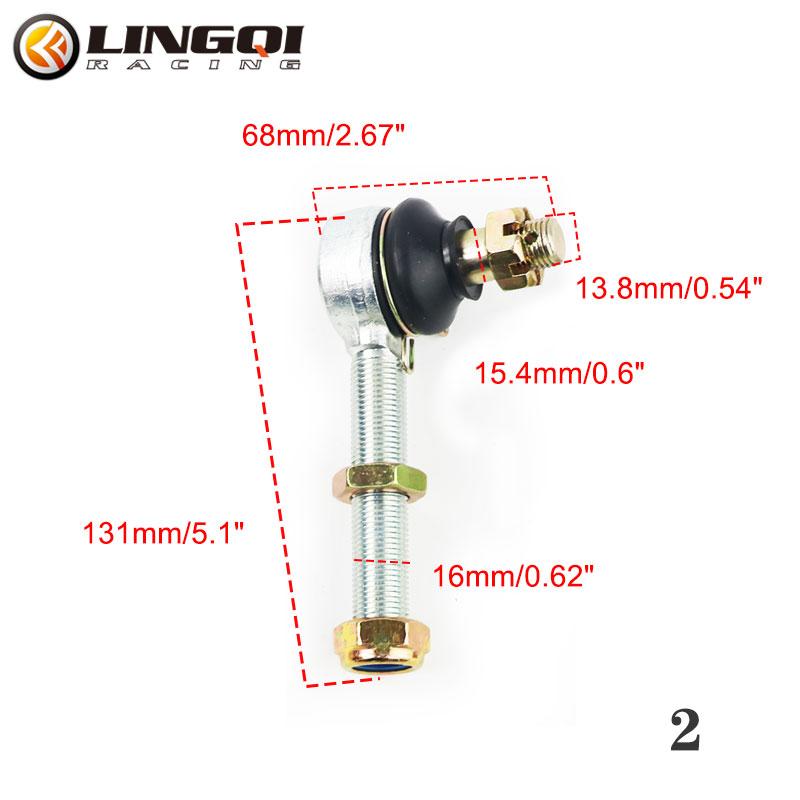 LINGQI M10 M14 M16 Adjustable Ball Joint Kit Electric ATV Go Kart Rocker Arm Spare Parts For Quad Buggy Bike Accessories