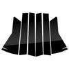6 Stück/Set Säulenabdeckungen für Nissan Qashqai J10 2008-2013 Türfensterleisten Aufkleber Dekorationszubehör