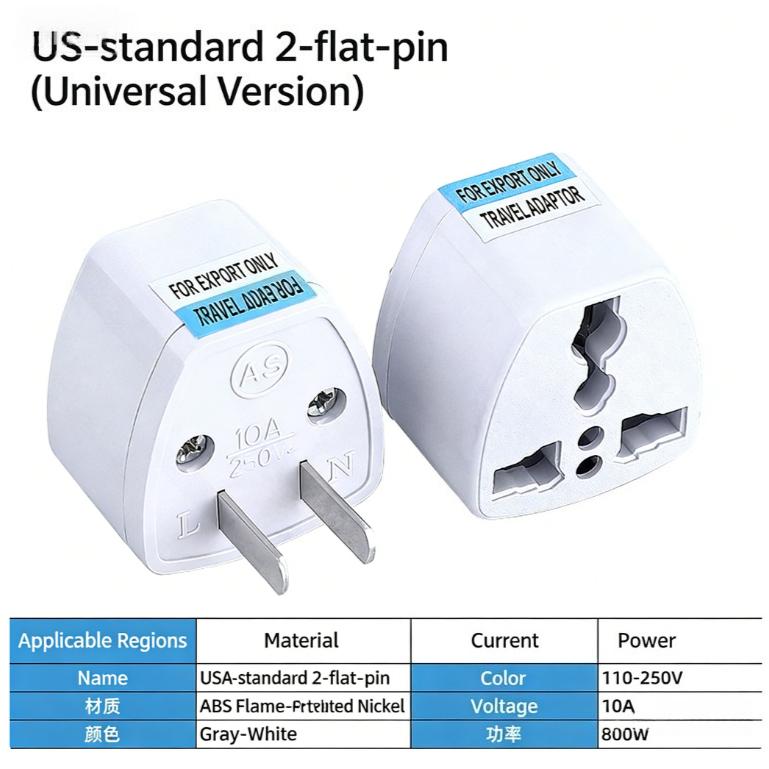 1/2pcs Universal EU US AU UK Socket Adapter Plug Converter German France South Africa India Russia Brazil Travel Adaptor Plug