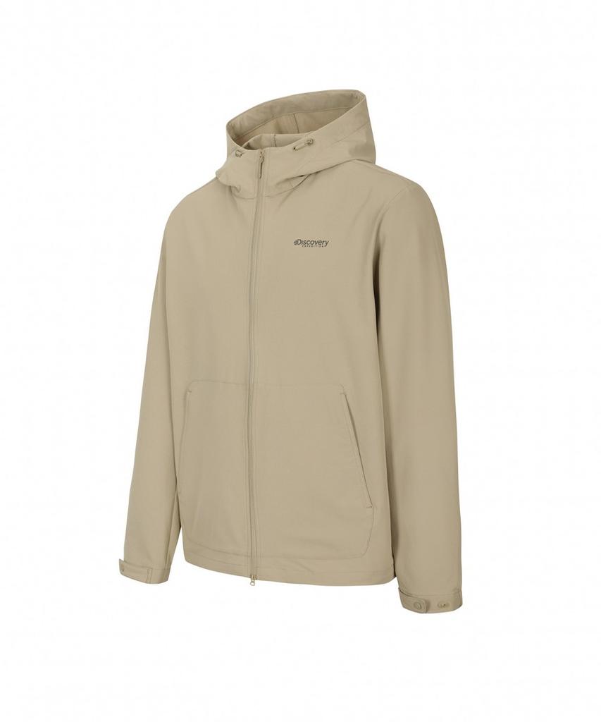 Discovery Expedition Men'S Prevona Woven Training Hooded Jacket (Beige)