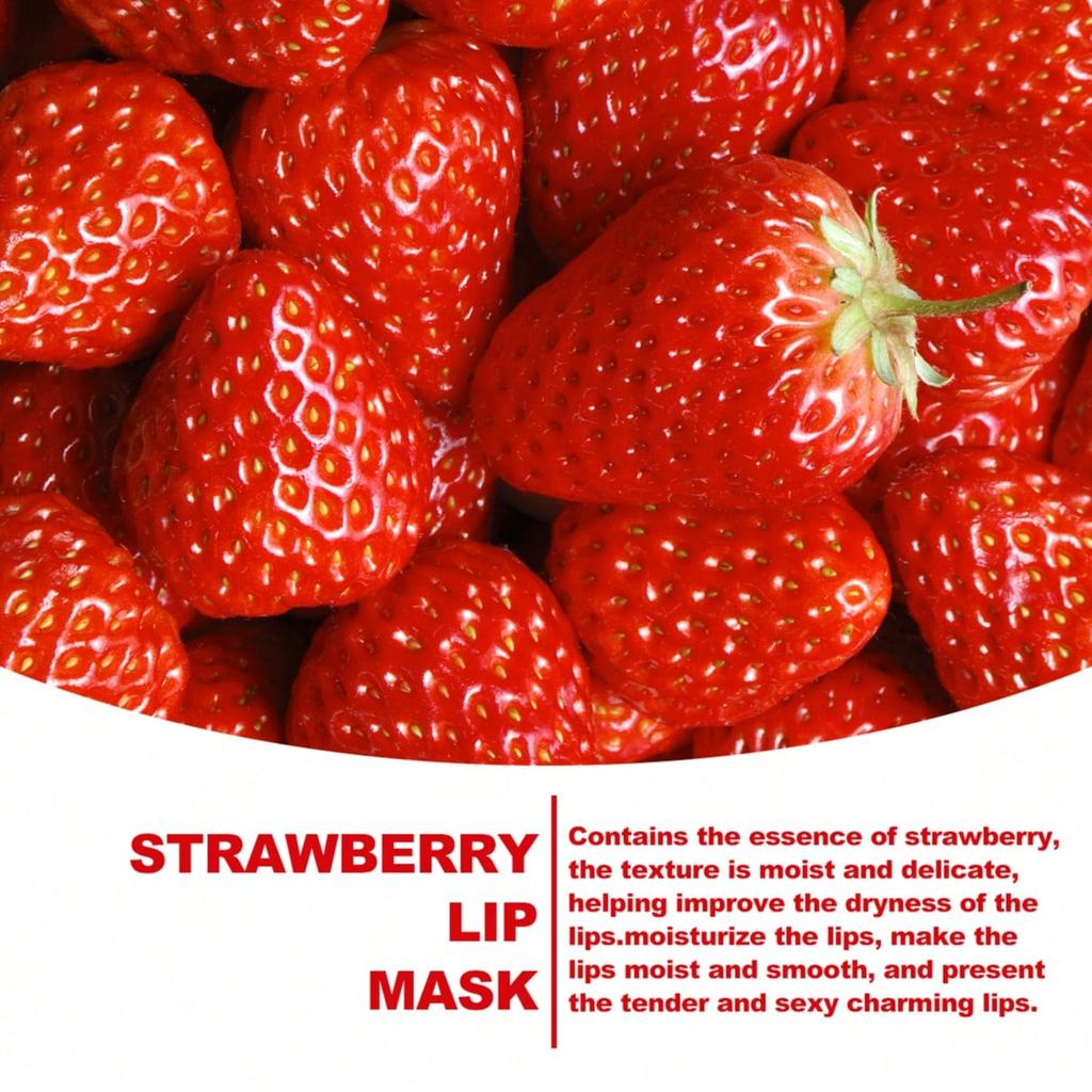 1/3/5/10PCS Strawberry Lip Mask, Moisturizing And Hydrating, Improve Lip Dryness, Moisturize, Dilute